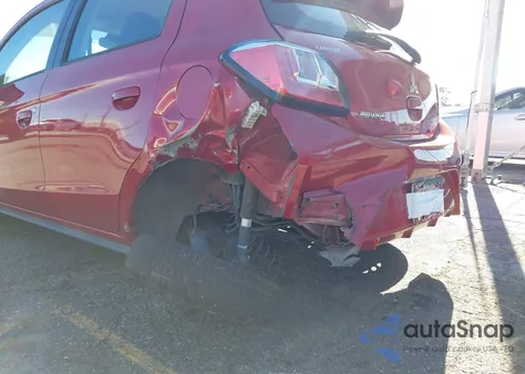 2021 Mitsubishi Mirage Carbonite Edition/Es/Le from USA, damaged, VIN ML32AUHJ0MH005963